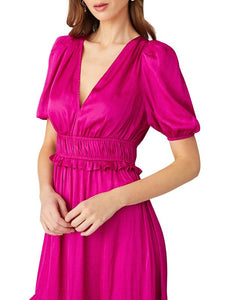 Shoshanna Marcela Dress - Fuchsia