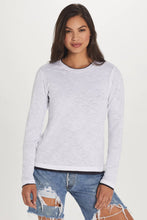 Load image into Gallery viewer, Goldie Reversible Long Sleeve Double Layer Tee - White/Navy