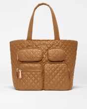 Load image into Gallery viewer, MZ Wallace Large Metro Travel Tote - Cognac