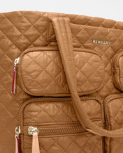 Load image into Gallery viewer, MZ Wallace Large Metro Travel Tote - Cognac