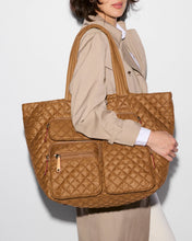 Load image into Gallery viewer, MZ Wallace Large Metro Travel Tote - Cognac