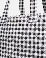 Load image into Gallery viewer, MZ Wallace Large Metro Tote Deluxe II - Black/White Gingham