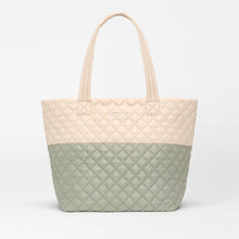 Load image into Gallery viewer, MZ Wallace Medium Metro Tote Deluxe II - Agave Green/Buff
