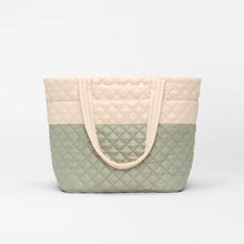 Load image into Gallery viewer, MZ Wallace Medium Metro Tote Deluxe II - Agave Green/Buff