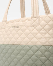 Load image into Gallery viewer, MZ Wallace Medium Metro Tote Deluxe II - Agave Green/Buff