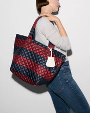 Load image into Gallery viewer, MZ Wallace Medium Metro Tote Deluxe - Rugby Stripe