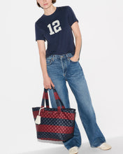 Load image into Gallery viewer, MZ Wallace Medium Metro Tote Deluxe - Rugby Stripe