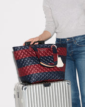 Load image into Gallery viewer, MZ Wallace Medium Metro Tote Deluxe - Rugby Stripe