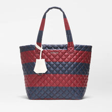 Load image into Gallery viewer, MZ Wallace Medium Metro Tote Deluxe - Rugby Stripe
