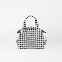 Load image into Gallery viewer, MZ Wallace Small Sutton Deluxe - Black/White Gingham