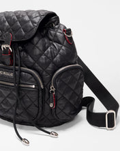 Load image into Gallery viewer, MZ Wallace Mini Crosby Backpack - Black