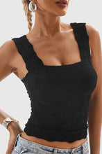 Load image into Gallery viewer, Soli Echo - Textured Sleeveless Tank Top: DARK GREEN / S
