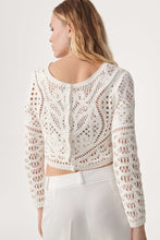 Load image into Gallery viewer, ba&amp;sh Marc Lacy Cardigan - White