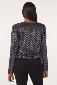 ba&sh Filip Long Sleeved Top - Black