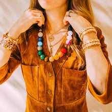 Load image into Gallery viewer, La Lumiere Prism Royale Bubblegum Beaded Necklaces - 4 Colors