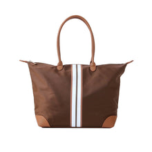 Load image into Gallery viewer, Haute Shore Nylon Striped Tote Bag - 3 Colors