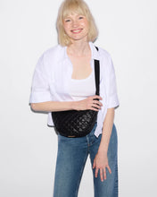 Load image into Gallery viewer, MZ Wallace Small Metro Smile Bag - Black