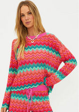 Load image into Gallery viewer, Beach Riot Beach Sweater - Strawberry Ice Chevron