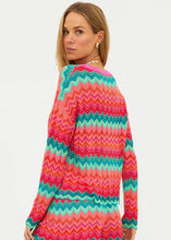 Load image into Gallery viewer, Beach Riot Beach Sweater - Strawberry Ice Chevron