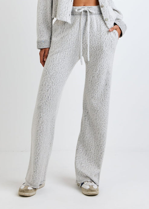 Bella Dahl Contrast Wide Leg Pant - Winter Storm