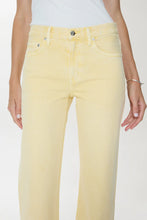 Load image into Gallery viewer, Pistola Lexi Mid Rise Bowed Straight Jean - Day Glow