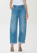 Load image into Gallery viewer, Pistola Sonny High Rise Barrel Jean - Coastal Fade