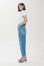 Load image into Gallery viewer, Pistola Sonny High Rise Barrel Jean - Coastal Fade