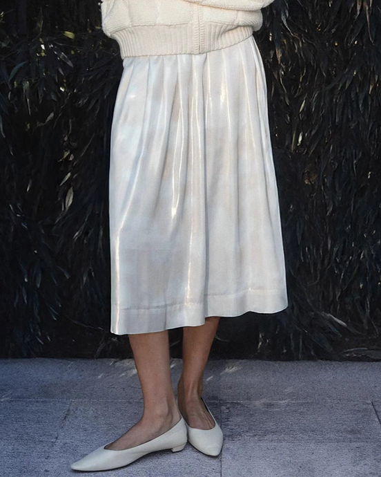 Brochu Walker Neve Skirt - Akoya Pearl