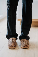 Load image into Gallery viewer, Katydid Leopard Print Embroidered Slippers