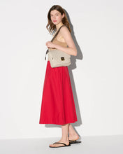 Load image into Gallery viewer, MZ Wallace Medium Crosby Lock Crossbody II - Sandy Linen