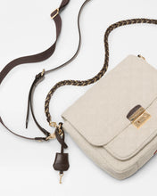 Load image into Gallery viewer, MZ Wallace Medium Crosby Lock Crossbody II - Sandy Linen