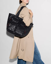 Load image into Gallery viewer, MZ Wallace Medium Metro Travel Tote - Black