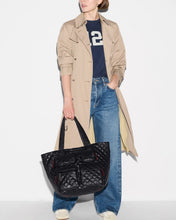 Load image into Gallery viewer, MZ Wallace Medium Metro Travel Tote - Black