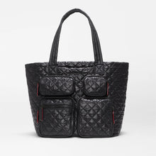 Load image into Gallery viewer, MZ Wallace Medium Metro Travel Tote - Black