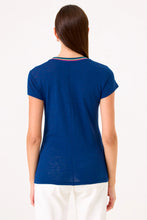 Load image into Gallery viewer, Goldie Summer Rainbow Ringer - Estate Blue