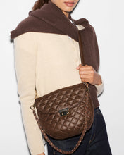 Load image into Gallery viewer, MZ Wallace Crosby Lock Saddle - Walnut Brown