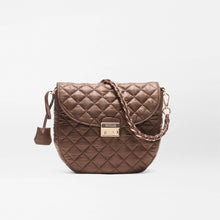 Load image into Gallery viewer, MZ Wallace Crosby Lock Saddle - Walnut Brown