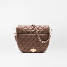 Load image into Gallery viewer, MZ Wallace Crosby Lock Saddle - Walnut Brown