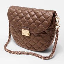 Load image into Gallery viewer, MZ Wallace Crosby Lock Saddle - Walnut Brown
