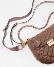 Load image into Gallery viewer, MZ Wallace Crosby Lock Saddle - Walnut Brown