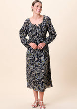 Load image into Gallery viewer, Cleobella Melinda Midi Dress - Dark Magnolia Floral Print