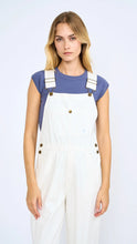 Load image into Gallery viewer, Marea Ivory Denim Overalls