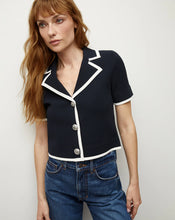 Load image into Gallery viewer, Veronica Beard Stovall Knit Jacket - Navy