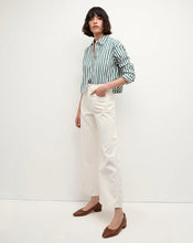 Load image into Gallery viewer, Veronica Beard Maia Striped Top - Pine/White