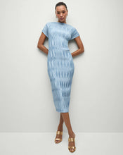 Load image into Gallery viewer, Veronica Beard Gramercy Pleated Dress - Blue Sky