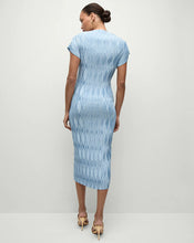 Load image into Gallery viewer, Veronica Beard Gramercy Pleated Dress - Blue Sky