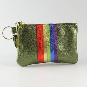 Zina Kao The Kara Metallic Applique Wallet - RAINBOW