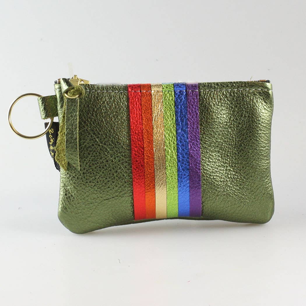 Zina Kao The Kara Metallic Applique Wallet - RAINBOW