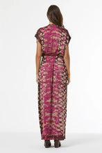 Load image into Gallery viewer, Young Fabulous &amp; Broke Hellen Satin Dress - Wild Orchid Boa Wash