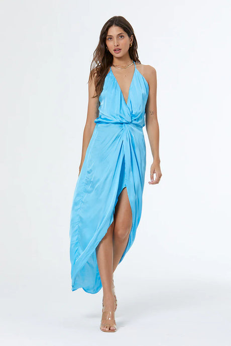 Young Fabulous & Broke Siren Slip Dress - Blue Lagoon